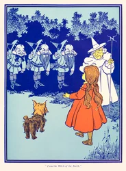 «Sou a Bruxa do Norte» de «O Maravilhoso Feiticeiro de Oz», de L. Frank Baum