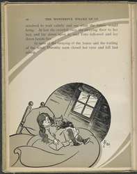 Ilustração de "O maravilhoso Feiticeiro de Oz" de Lyman Frank Baum