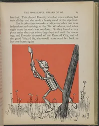 Ilustração de "O maravilhoso Feiticeiro de Oz" de Lyman Frank Baum