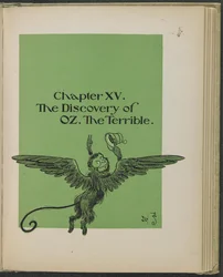 Ilustração de "O maravilhoso Feiticeiro de Oz" de Lyman Frank Baum
