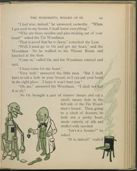 Ilustração de "O maravilhoso Feiticeiro de Oz" de Lyman Frank Baum