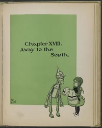 Ilustração de "O maravilhoso Feiticeiro de Oz" de Lyman Frank Baum