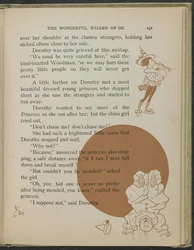 Ilustração de "O maravilhoso Feiticeiro de Oz" de Lyman Frank Baum