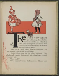 Ilustração de "O maravilhoso Feiticeiro de Oz" de Lyman Frank Baum