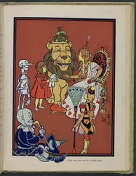 Ilustração de "O maravilhoso Feiticeiro de Oz" de Lyman Frank Baum
