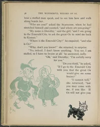 Ilustração de "O maravilhoso Feiticeiro de Oz" de Lyman Frank Baum