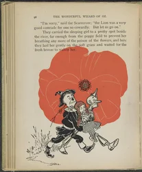 Ilustração de "O maravilhoso Feiticeiro de Oz" de Lyman Frank Baum