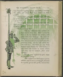 Ilustração de "O maravilhoso Feiticeiro de Oz" de Lyman Frank Baum