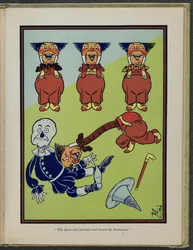 Ilustração de "O maravilhoso Feiticeiro de Oz" de Lyman Frank Baum