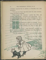 Ilustração de "O maravilhoso Feiticeiro de Oz" de Lyman Frank Baum