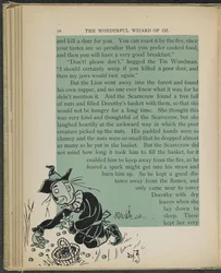 Ilustração de "O maravilhoso Feiticeiro de Oz" de Lyman Frank Baum