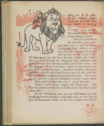 Ilustração de "O maravilhoso Feiticeiro de Oz" de Lyman Frank Baum