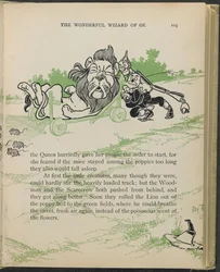Ilustração de "O maravilhoso Feiticeiro de Oz" de Lyman Frank Baum