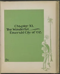 Ilustração de "O maravilhoso Feiticeiro de Oz" de Lyman Frank Baum