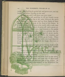 Ilustração de "O maravilhoso Feiticeiro de Oz" de Lyman Frank Baum