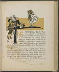 Ilustração de "O maravilhoso Feiticeiro de Oz" de Lyman Frank Baum