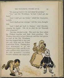 Ilustração de "O maravilhoso Feiticeiro de Oz" de Lyman Frank Baum