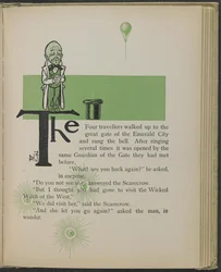 Ilustração de "O maravilhoso Feiticeiro de Oz" de Lyman Frank Baum