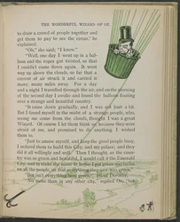 Ilustração de "O maravilhoso Feiticeiro de Oz" de Lyman Frank Baum
