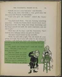 Ilustração de "O maravilhoso Feiticeiro de Oz" de Lyman Frank Baum