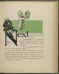 Ilustração de "O maravilhoso Feiticeiro de Oz" de Lyman Frank Baum