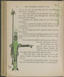 Ilustração de "O maravilhoso Feiticeiro de Oz" de Lyman Frank Baum