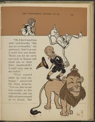 Ilustração de "O maravilhoso Feiticeiro de Oz" de Lyman Frank Baum