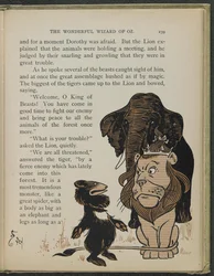Ilustração de "O maravilhoso Feiticeiro de Oz" de Lyman Frank Baum