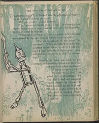 Ilustração de "O maravilhoso Feiticeiro de Oz" de Lyman Frank Baum