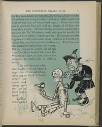 Ilustração de "O maravilhoso Feiticeiro de Oz" de Lyman Frank Baum