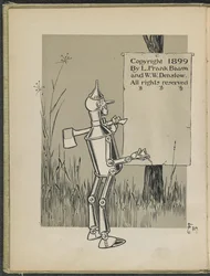 Ilustração de "O maravilhoso Feiticeiro de Oz" de Lyman Frank Baum