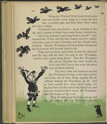 Ilustração de "O maravilhoso Feiticeiro de Oz" de Lyman Frank Baum