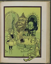 Ilustração de "O maravilhoso Feiticeiro de Oz" de Lyman Frank Baum