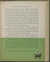 Ilustração de "O maravilhoso Feiticeiro de Oz" de Lyman Frank Baum