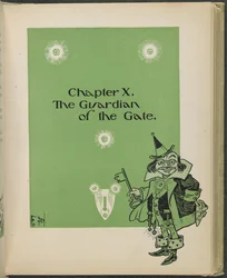 Ilustração de "O maravilhoso Feiticeiro de Oz" de Lyman Frank Baum