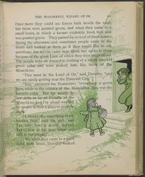 Ilustração de "O maravilhoso Feiticeiro de Oz" de Lyman Frank Baum