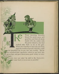 Ilustração de "O maravilhoso Feiticeiro de Oz" de Lyman Frank Baum