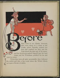 Ilustração de "O maravilhoso Feiticeiro de Oz" de Lyman Frank Baum