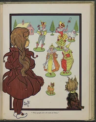 Ilustração de "O maravilhoso Feiticeiro de Oz" de Lyman Frank Baum