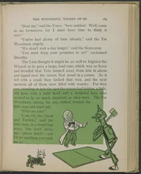 Ilustração de "O maravilhoso Feiticeiro de Oz" de Lyman Frank Baum