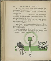 Ilustração de "O maravilhoso Feiticeiro de Oz" de Lyman Frank Baum