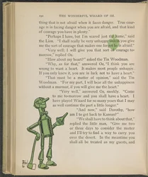 Ilustração de "O maravilhoso Feiticeiro de Oz" de Lyman Frank Baum