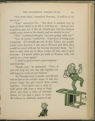 Ilustração de "O maravilhoso Feiticeiro de Oz" de Lyman Frank Baum