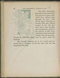 Ilustração de "O maravilhoso Feiticeiro de Oz" de Lyman Frank Baum