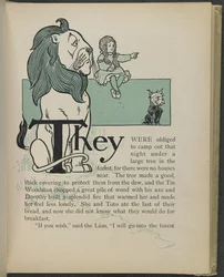 Ilustração de "O maravilhoso Feiticeiro de Oz" de Lyman Frank Baum