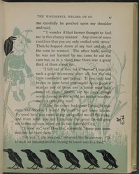 Ilustração de "O maravilhoso Feiticeiro de Oz" de Lyman Frank Baum
