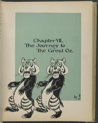 Ilustração de "O maravilhoso Feiticeiro de Oz" de Lyman Frank Baum