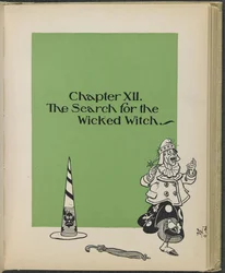 Ilustração de "O maravilhoso Feiticeiro de Oz" de Lyman Frank Baum
