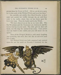 Ilustração de "O maravilhoso Feiticeiro de Oz" de Lyman Frank Baum