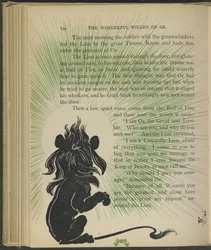 Ilustração de "O maravilhoso Feiticeiro de Oz" de Lyman Frank Baum